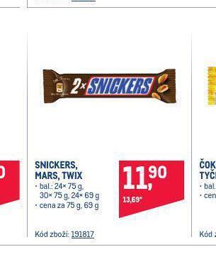 Makro Twix nabídka