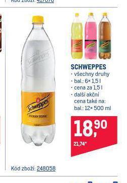 Makro Schweppes nabídka