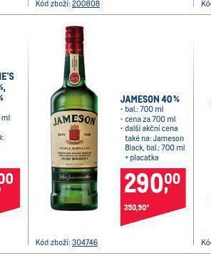 Makro Jameson nabídka