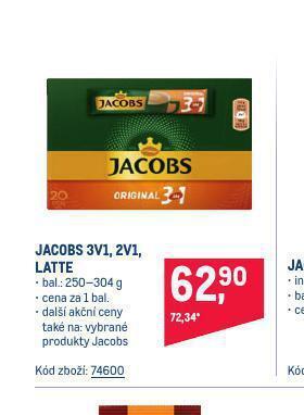 Makro Káva jacobs nabídka
