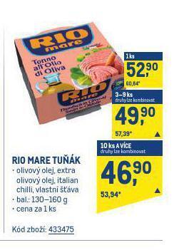 Makro Rio mare tuňák nabídka