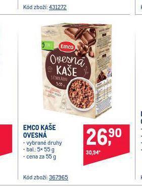 Makro Emco ovesná kaše nabídka