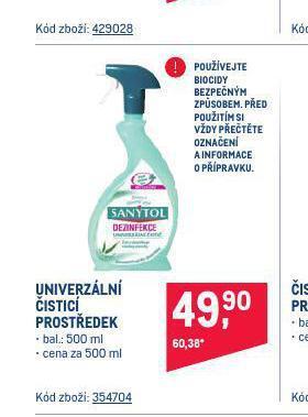 Makro Sanytol univerzální čistič nabídka