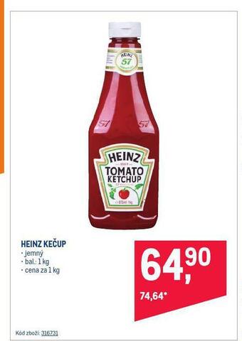 Makro Heinz kečup nabídka