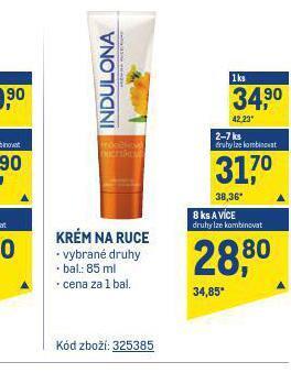 Makro Indulona krém na ruce nabídka