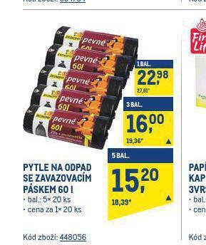 Makro Pytle na odpad nabídka