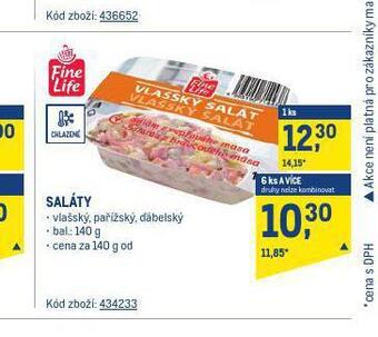 Makro Saláty nabídka