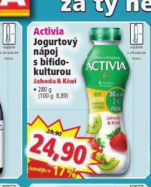 Norma Activia jogurtový nápoj nabídka