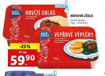 Lidl Hotová jídla nabídka