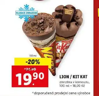 Lidl Lion zmrzlina nabídka