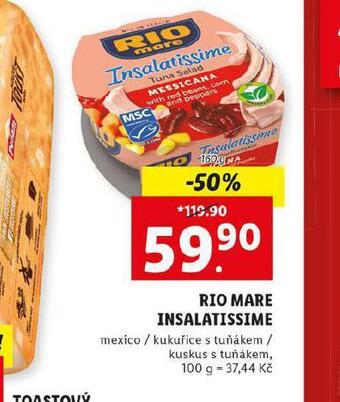 Lidl Rio mare insalatissime nabídka