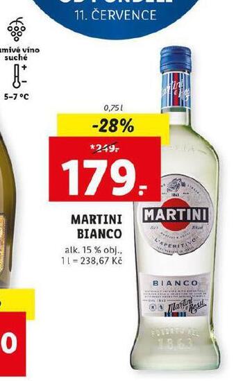 Lidl Martini bianco nabídka