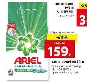 Lidl Ariel prací prostředek nabídka