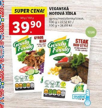 Lidl Veganská hotová jídla nabídka