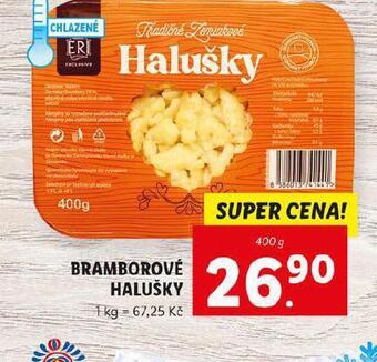 Lidl Bramborové halušky nabídka