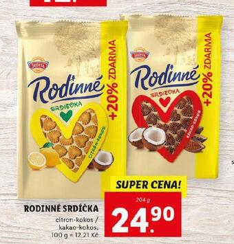 Lidl Rodinné srdíčka nabídka