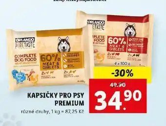 Lidl Kapsičky pro psy nabídka