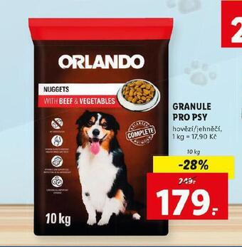 Lidl Granule pro psy nabídka
