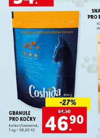 Lidl Granule pro kočky nabídka