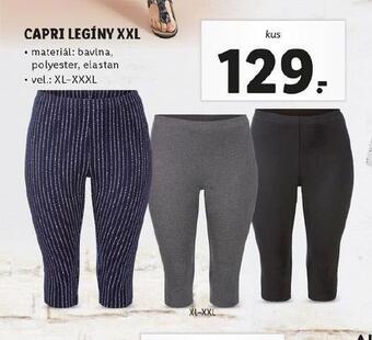 Lidl Capri legíny nabídka