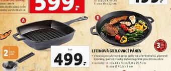 Lidl Litinová grilovací pánev nabídka