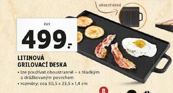 Lidl Litinová grilovací deska nabídka