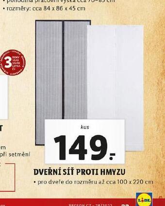 Lidl Dveřní síť proti hmyzu nabídka