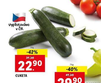 Lidl Cuketa nabídka