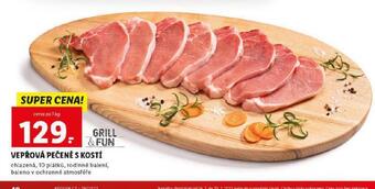 Lidl Vepřová pečeně s kostí nabídka