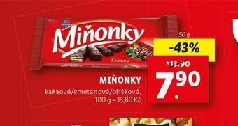 Lidl Miňonky nabídka