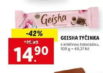Lidl Geisha tyčinka nabídka