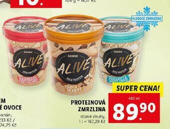 Lidl Proteinová zmrzlina nabídka