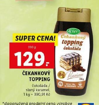 Lidl Čekankový topping nabídka