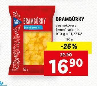 Lidl Brambůrky nabídka