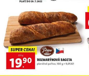 Lidl Rozmarýnová bageta nabídka