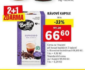Lidl Kávové kapsle nabídka