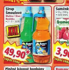 Norma Sirup šmoulové nabídka