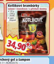 Norma Kotlíkové brambůrky nabídka