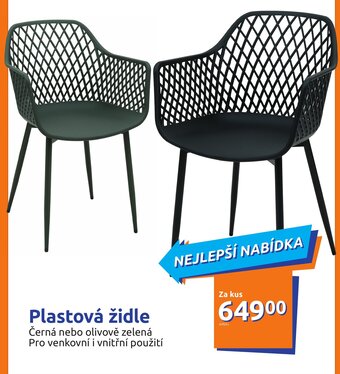 Action Plastová židle nabídka