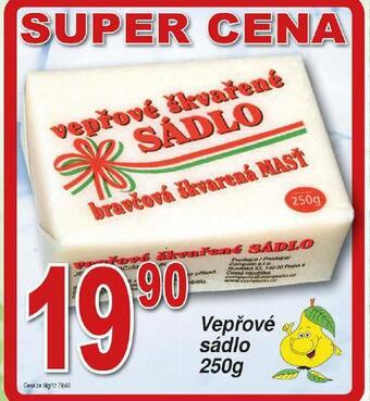 Lidl Vepřové sádlo nabídka