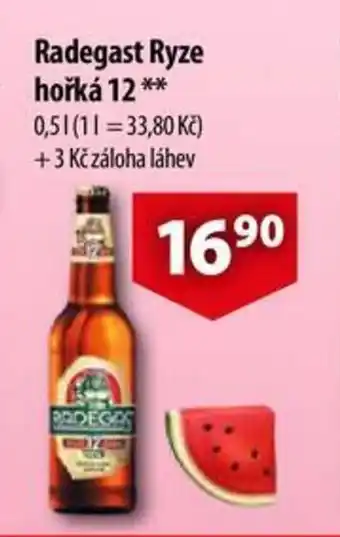CBA Radegast Ryze hořká 12 0,5 l nabídka