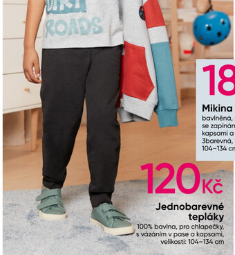 Pepco Jednobarevné tepláky nabídka