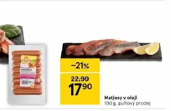 Matjesy v oleji