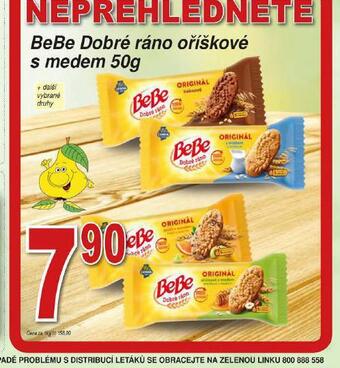 Lidl Bebe dobré ráno oříškové s medem nabídka