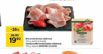 Tesco Moravská šunka výběrová nabídka