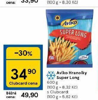 Tesco Aviko hranolky super long nabídka