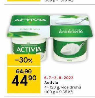 Tesco Activia nabídka