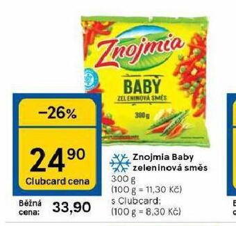 Tesco Znojmia baby zeleninová směs nabídka