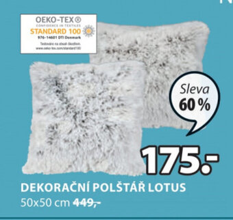 JYSK Dekorační polštář Lotus nabídka