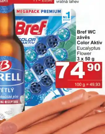 Jip Bref WC závěs Color Aktiv 3 x 50 g nabídka